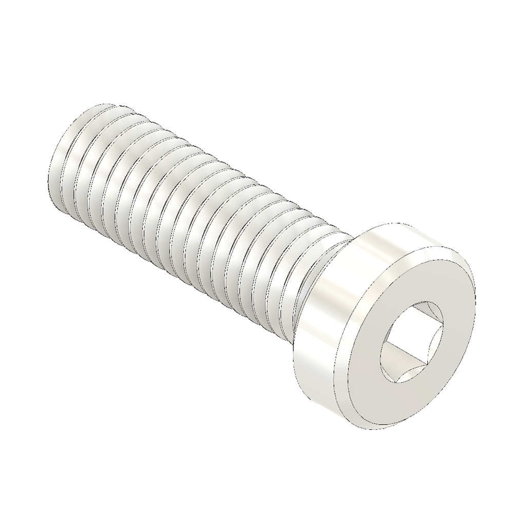 M6X18LHSCS-0 MODULAR SOLUTIONS ZINC PLATED FASTENER<br>M6 X 18 LOW HEAD SOCKET CAP SCREW